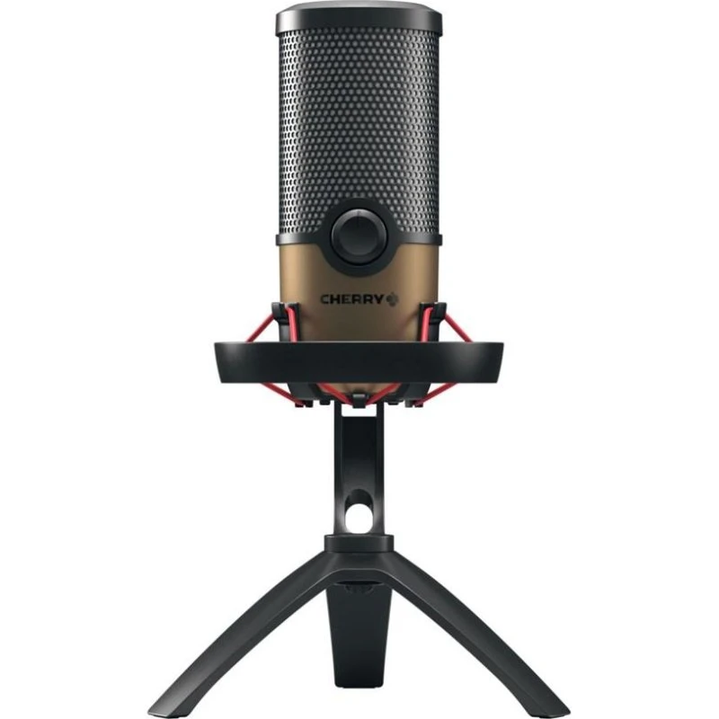 Cherry UM 9.0 PRO RGB USB-mikrofon, sort/kobber