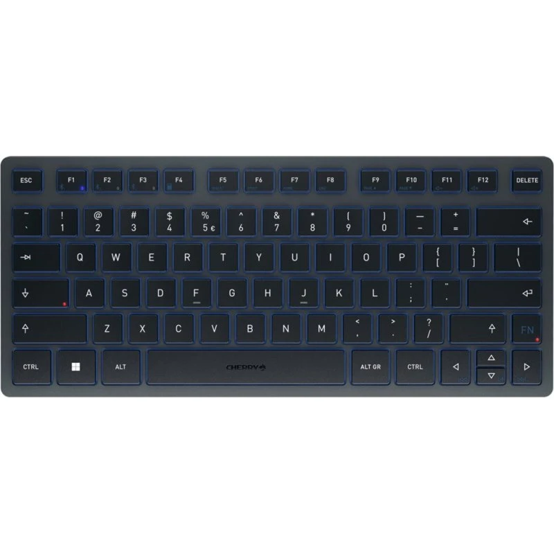 Cherry KW 7100 MINI BT Trådløst Tastatur, Blå