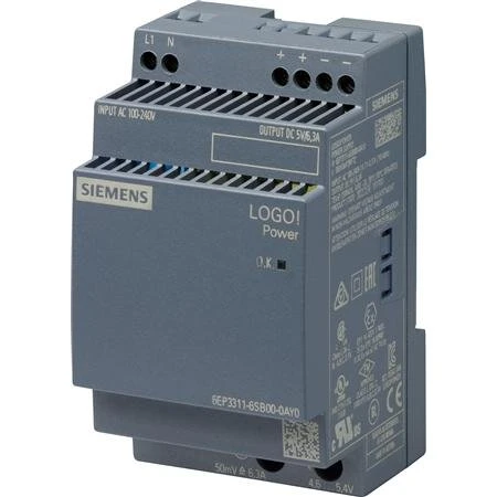 Siemens LOGO!POWER 24 V / 2.5 A Stabiliseret Strømforsyning