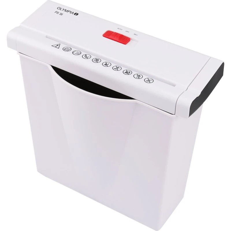 Olympia PS 36 Makulator Strip-snit 6 mm, Hvid