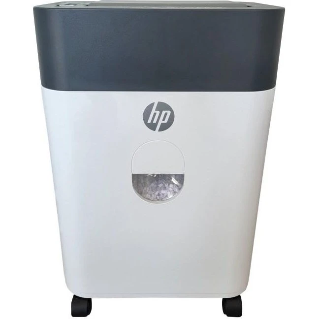 HP OneShred Auto 100CC Mikro-Cut Makulator, Hvid/Grå