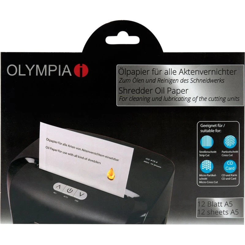 Olympia Makulator Oliepapir (12 Ark)