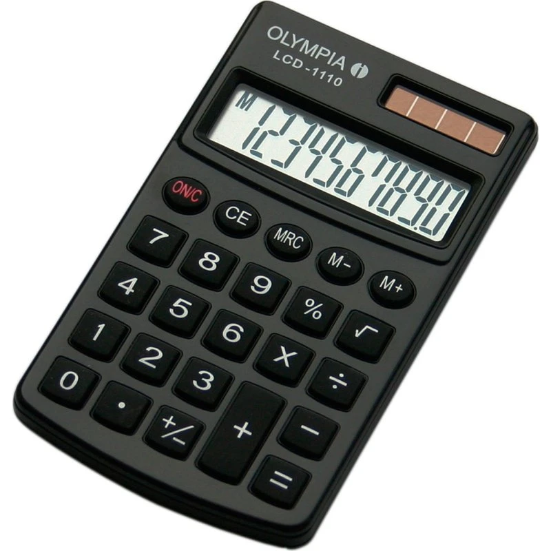 Olympia LCD 1110 Lommebasis Sort
