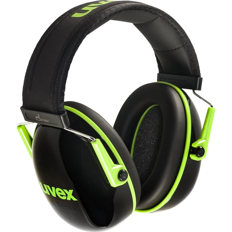 Uvex K1 Høreværn 28 dB, Sort/Green