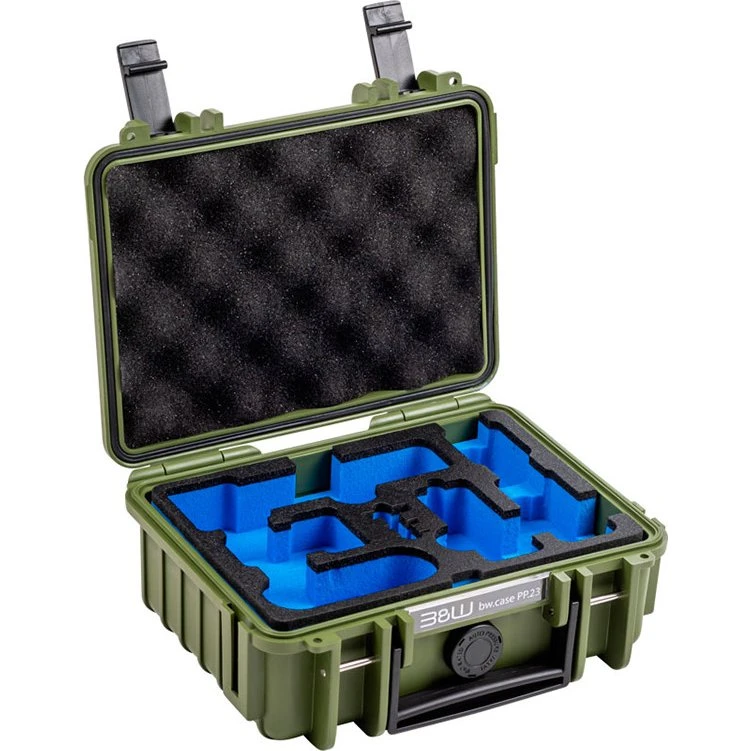 B&W 500 DJI Osmo Pocket 3 Creator Combo Flightcase, Mørkegrøn