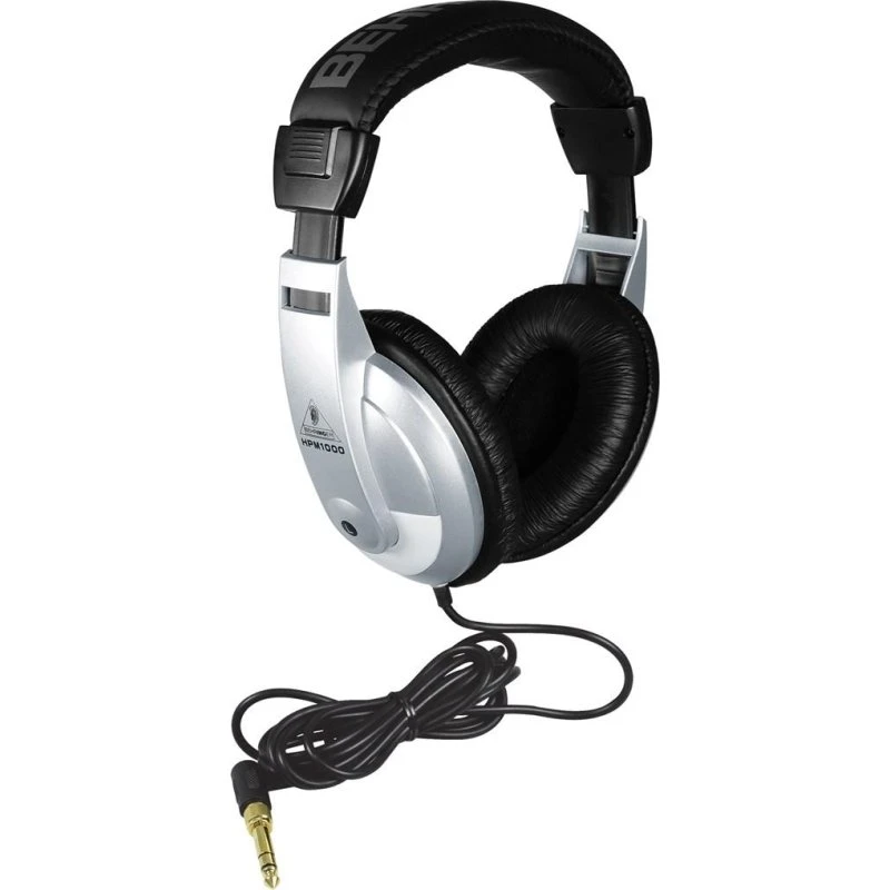 Behringer HPM1000 Kablede Hovedtelefoner Sort/Sølv