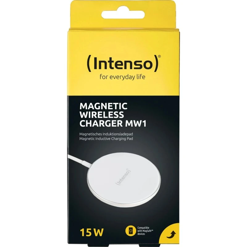 Intenso MW1 Magnetisk Trådløs Oplader 15W Hvid