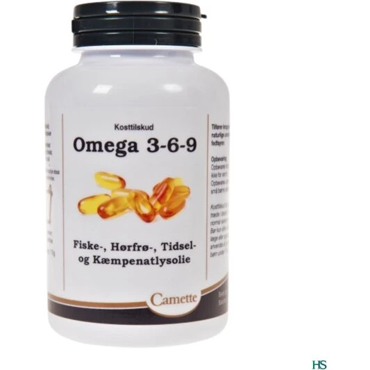 Camette Omega 3-6-9 120 kapsler