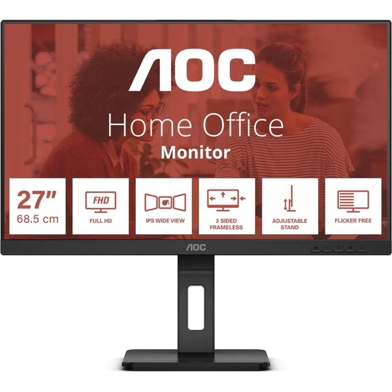 AOC 27E3QAF 27" IPS Full HD 75 Hz, sort