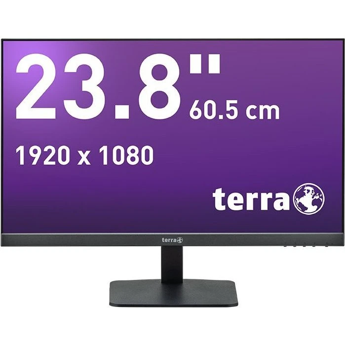 Terra 2427W 23.8" FHD Skærm, VA, 100Hz, USB-C, Sort