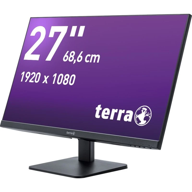 Terra 2727W 27" FHD Skærm, Sort, VA, 5ms, HDMI/DP/USB-C