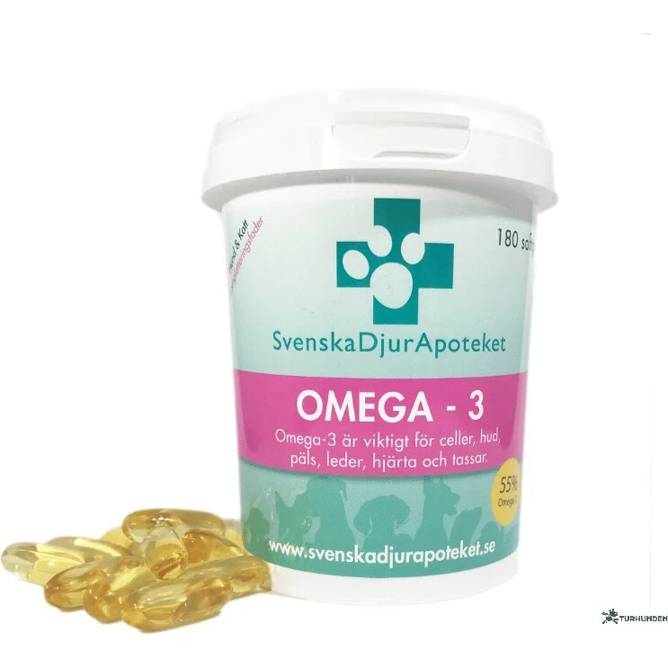 Svenska DjurApoteket Omega-3 180 kapsler til hunde