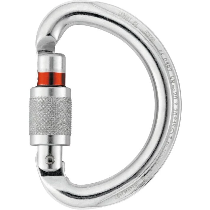 Petzl OMNI Screw-Lock multiretnings karabiner med skruelås