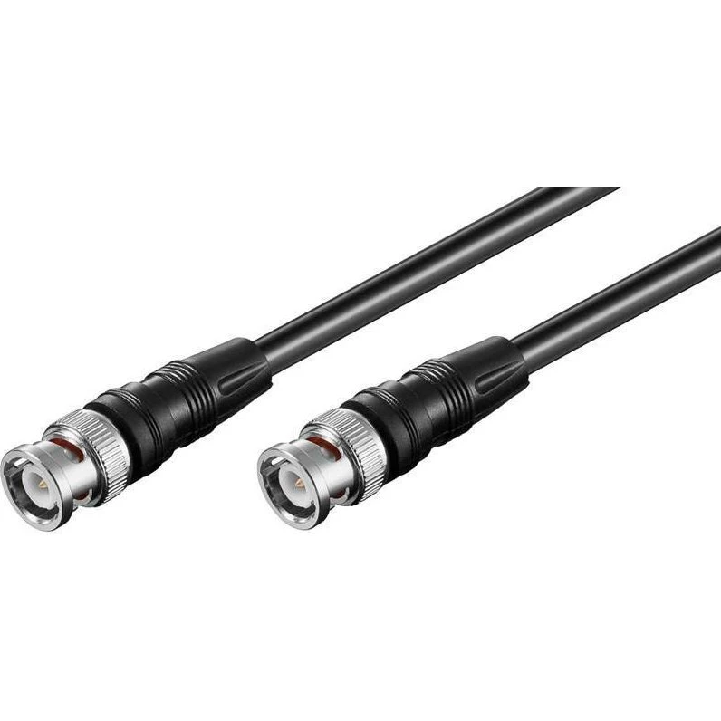 Goobay BNC Kabel 1m 75 Ohm, Sort