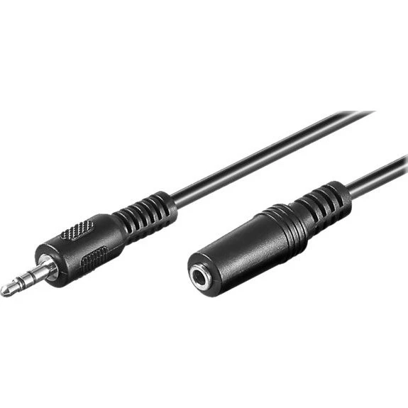 Goobay Audio Forlængerkabel 3.5mm Stereo 2m Sort