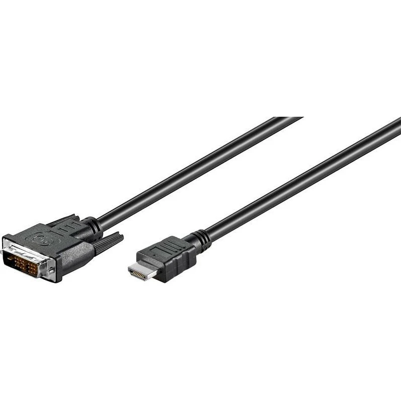 Goobay MMK 630-0100 DVI-D til HDMI adapterkabel 1m
