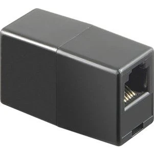 goobay Telefonmellemled 2x RJ12 (6P6C) hun, Sort