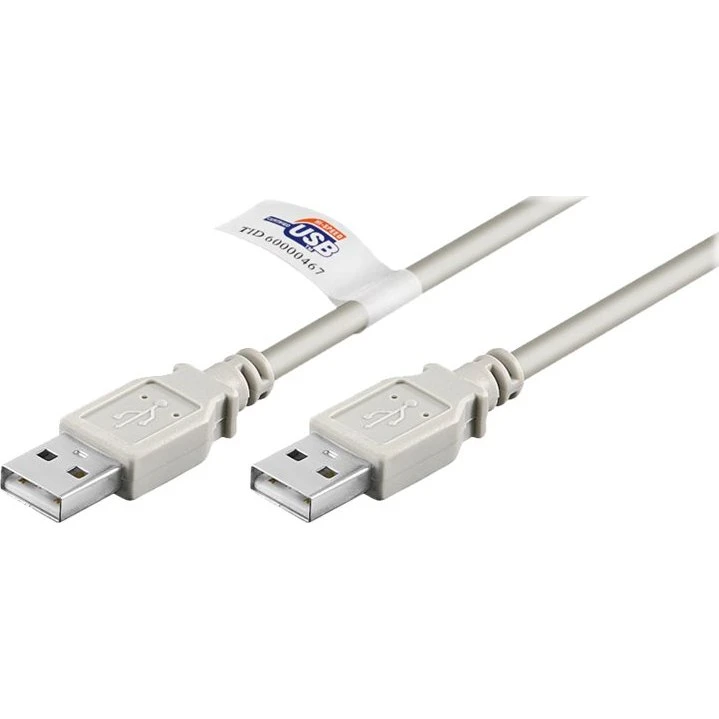goobay USB-A til USB-A 5m Grå