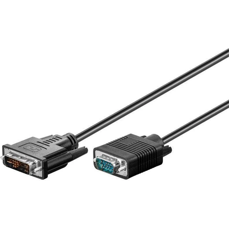 MicroConnect DVI-I til VGA kabel, 3m, sort