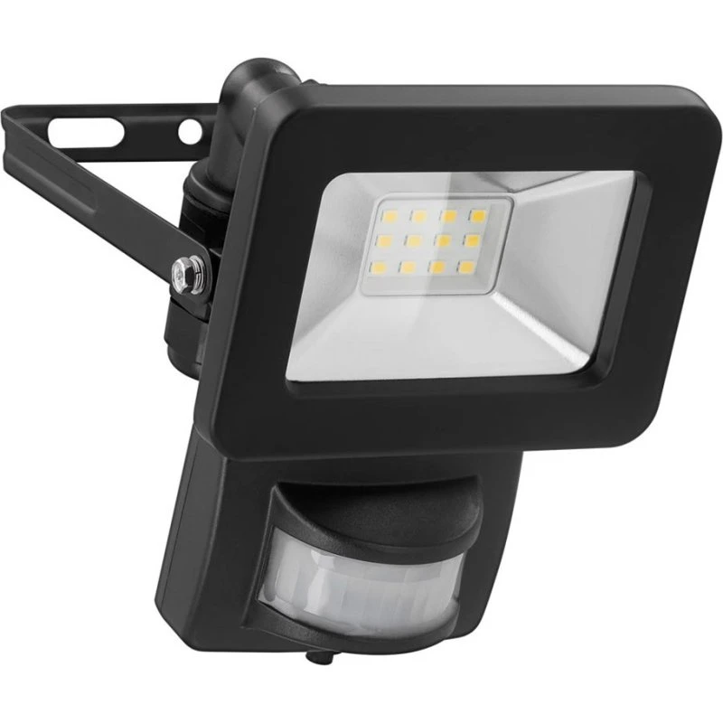 Goobay 53877 10W LED Projektør Sort med PIR-Sensor