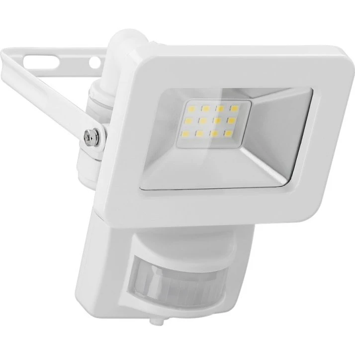 Goobay LED Projektør 10W med PIR-sensor, 850 lm, neutralt hvidt (4000 K)