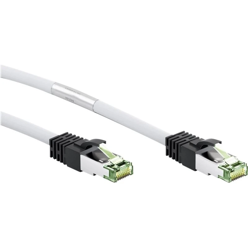Goobay CAT 8.1 S/FTP 15m hvid netværkskabel med OFC og LSZH