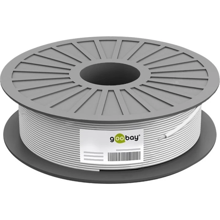 goobay CAT 6 U/UTP 100m Sort Bulk Kabel