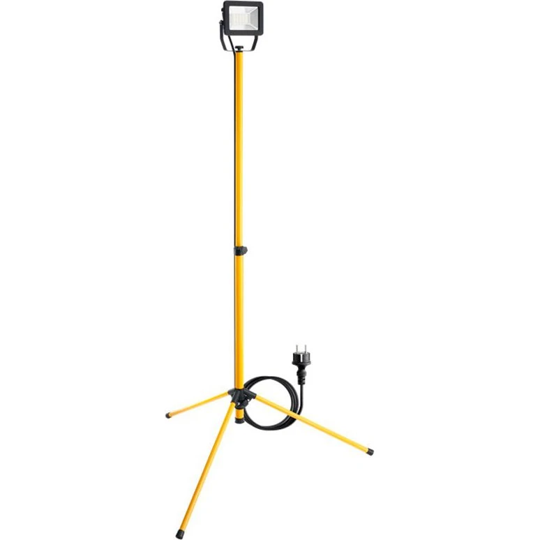 Goobay LED-arbejdslampe med teleskopfod 30 W, sort