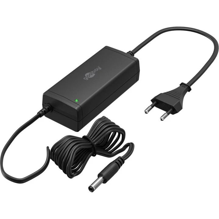 Goobay 12 V/36 W (3 A) DC-strømforsyning med 5,5 x 2,1 mm hane