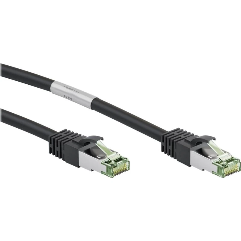 Goobay CAT 8.1 S/FTP 2m Sort Patchkabel