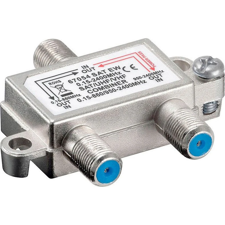 Goobay Sat/TV Combiner DC pass