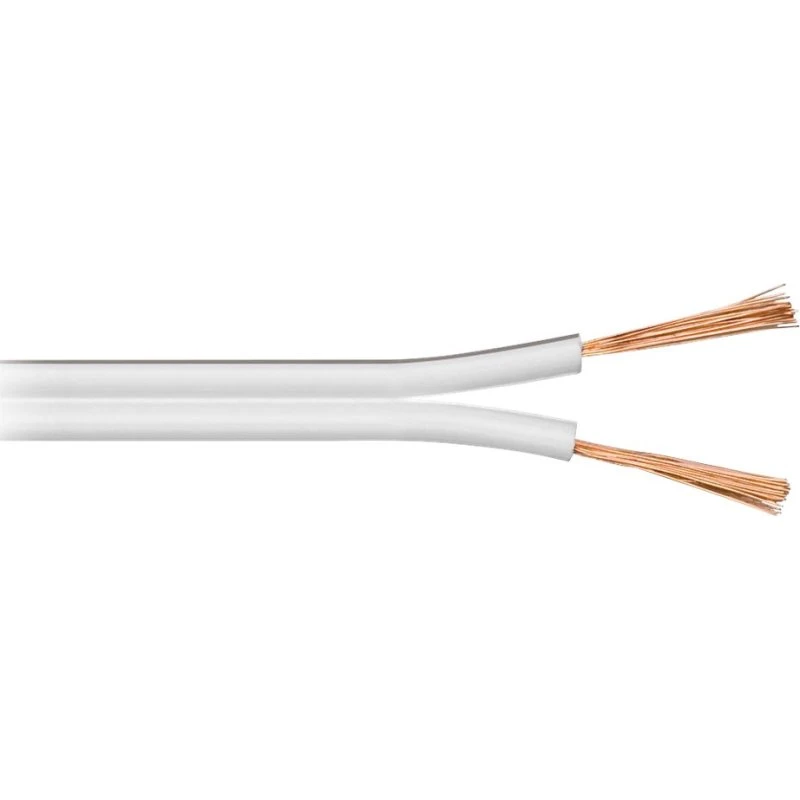 goobay Bulkhøjttalerkabel 4 mm² 25 m hvid