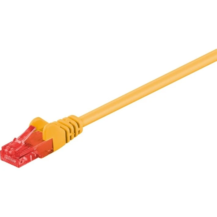 Goobay CAT 6 UTP Netværkskabel, Gul, 5 m