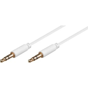 Goobay AVK 183-0100 Hvid 3,5mm AUX-kabel 1m