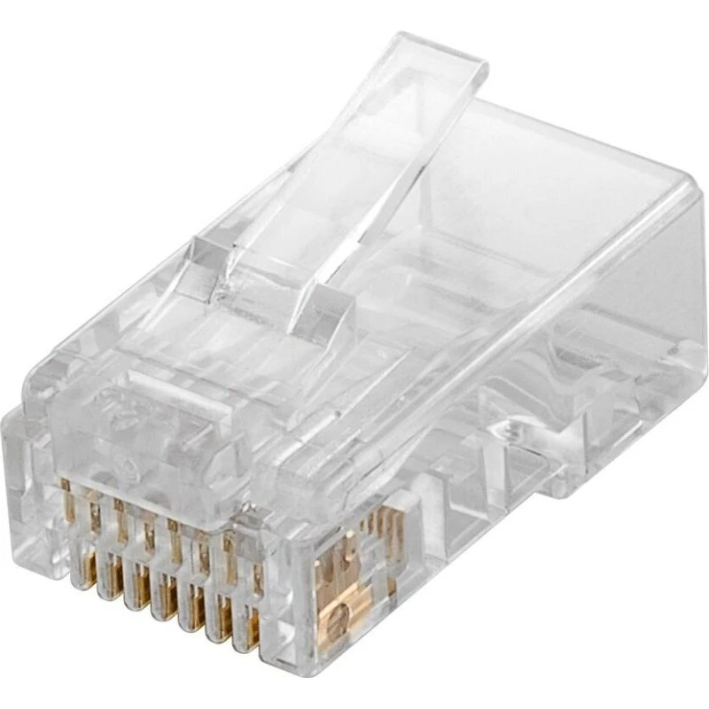 goobay RJ45 CAT5e Netværksstik - 8P8C, naturligt polykarbonat
