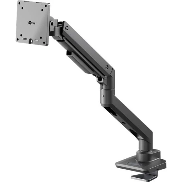 Goobay Single Skærmfæste med Gasfjeder, Sort, 17-49" (20 kg)