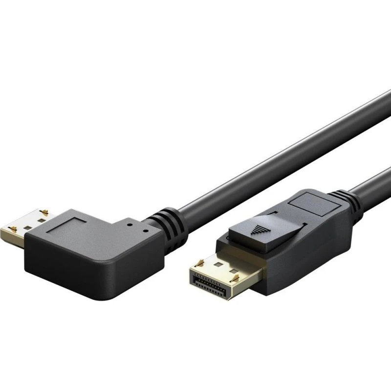 Goobay DisplayPort 2.1 Højrevinklet 8K 144Hz 5 m