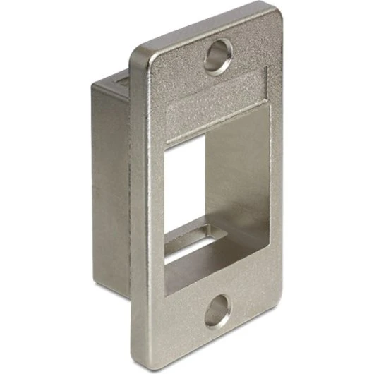 Goobay Keystone-beslag 19,2 x 14,9 mm, zink, sølv
