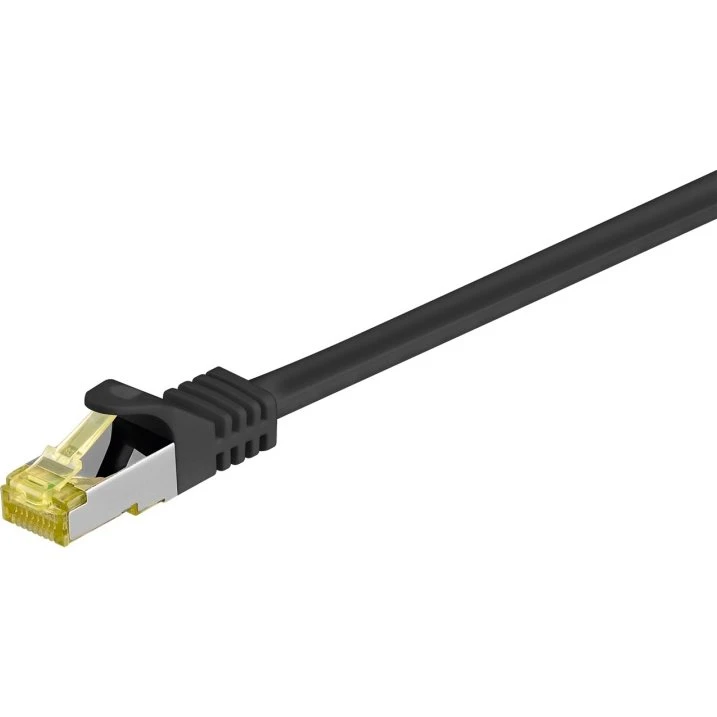 Goobay CAT 7 S/FTP RJ45 0,25m Sort
