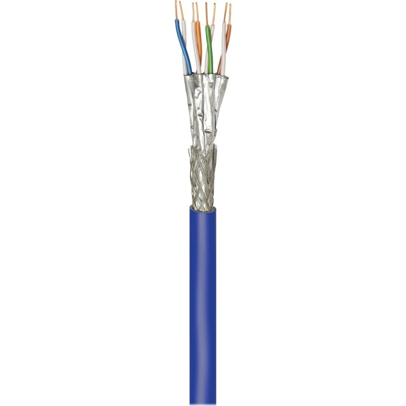 goobay CAT 7a+ S/FTP 250m Blå Bulkkabel