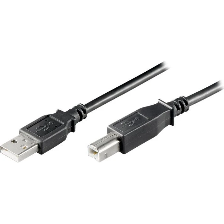 goobay USB 2.0 A-han til B-han, 5m, Sort