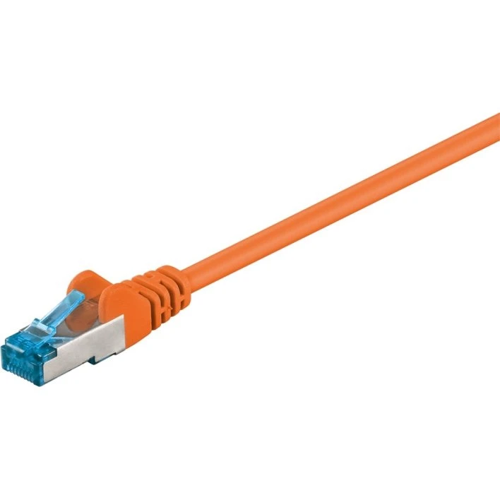 Goobay CAT 6A S/FTP Orange 1m Patchkabel