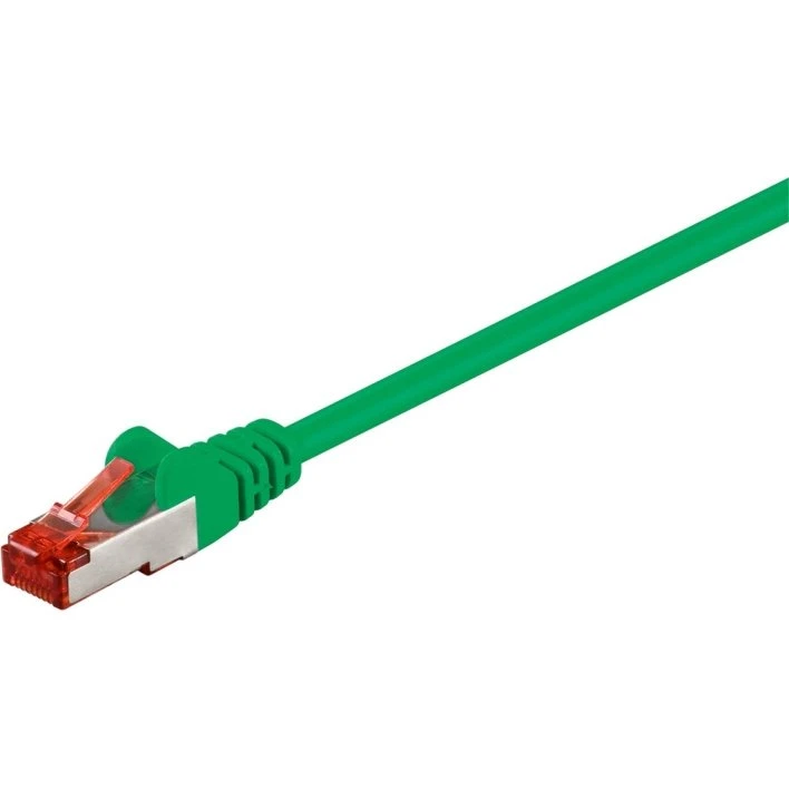 Goobay CAT 6 S/FTP Grøn 2m Netværkskabel med CCA