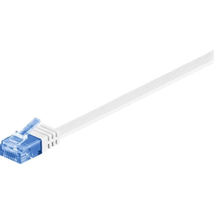 Goobay CAT 6A Flad Netværkskabel 20m Hvid CU