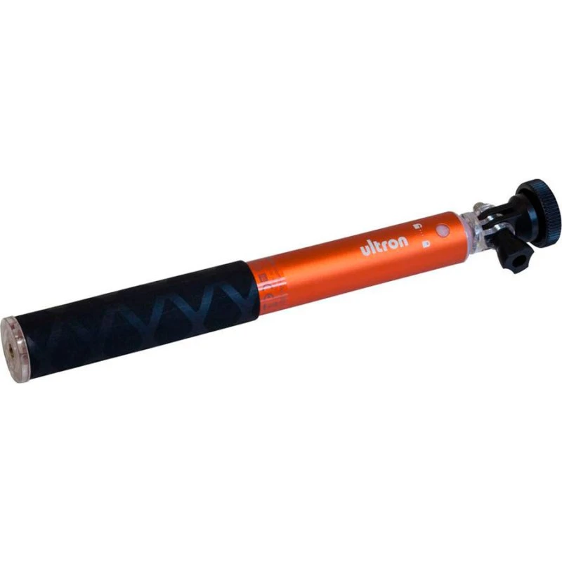Ultron Alu 80 Selfie Stang med Remote, Orange (22-83 cm)