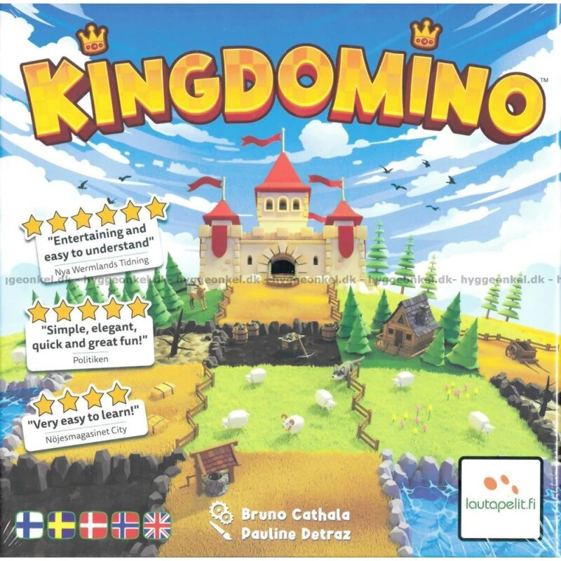 Kingdomino brætspil (familiespil, fra 8 år)