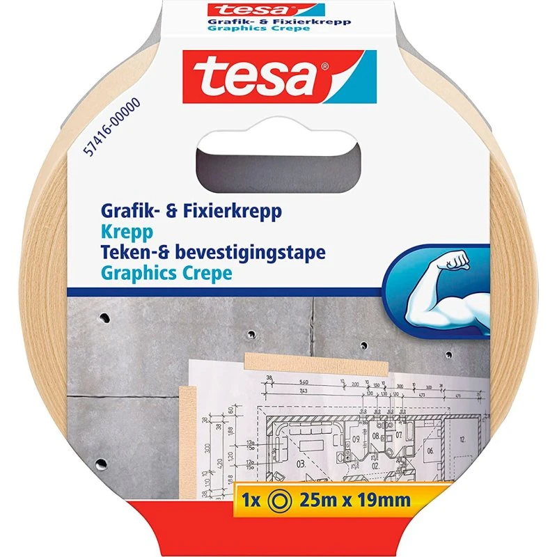 tesa Grafik- og Fixertape 19 mm x 25 m