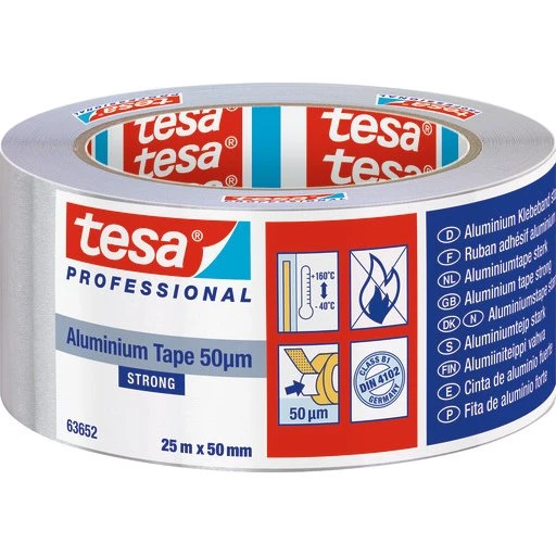 tesa 63652 Aluminiumstape 50 mm x 25 m
