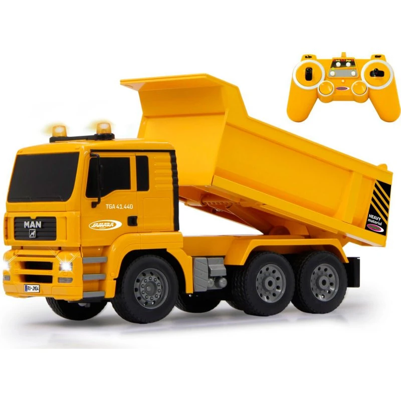 Jamara Dump Truck MAN 1:20, 2.4GHz, gul