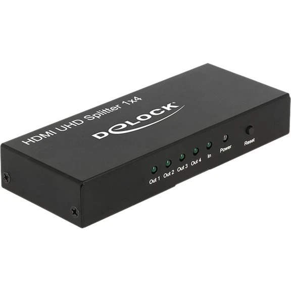 DeLock HDMI UHD Splitter 1 in → 4 out 4K